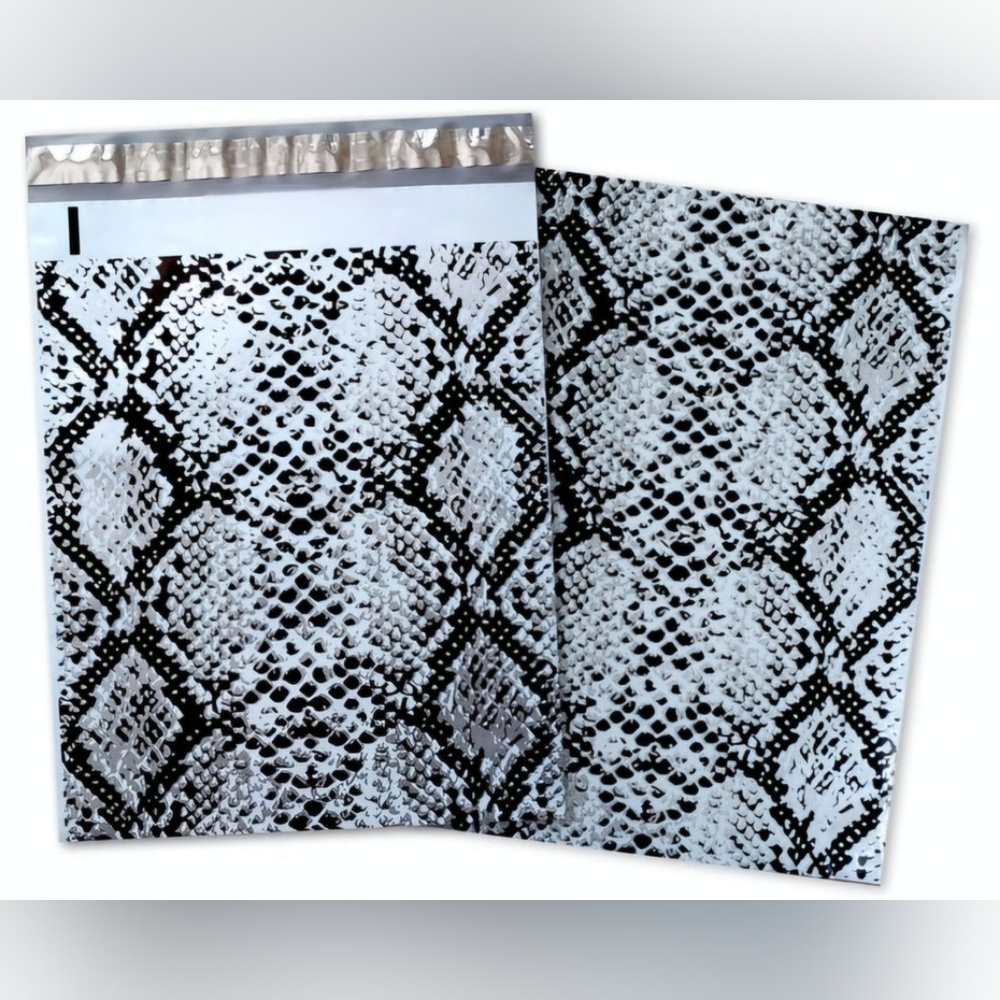 Snakeskin Pattern Poly Mailers